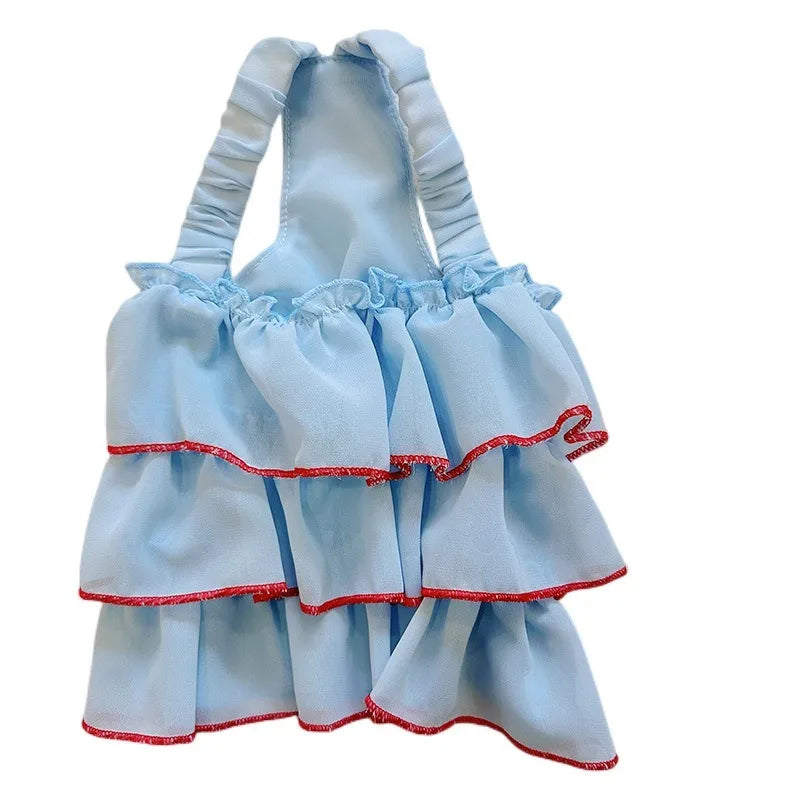 Dog Summer Dress: Cute Striped Skirt for Small Pets