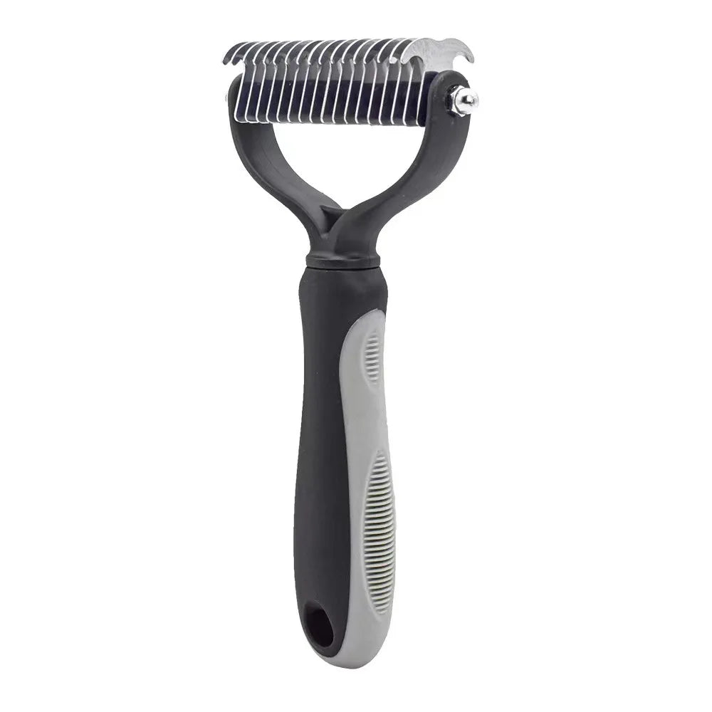 Dog Cat Hair Removal Comb - Grooming & Dematting Brush