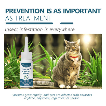 Flea & Tick Control Drops - Pet Itch Relief for Dogs & Cats