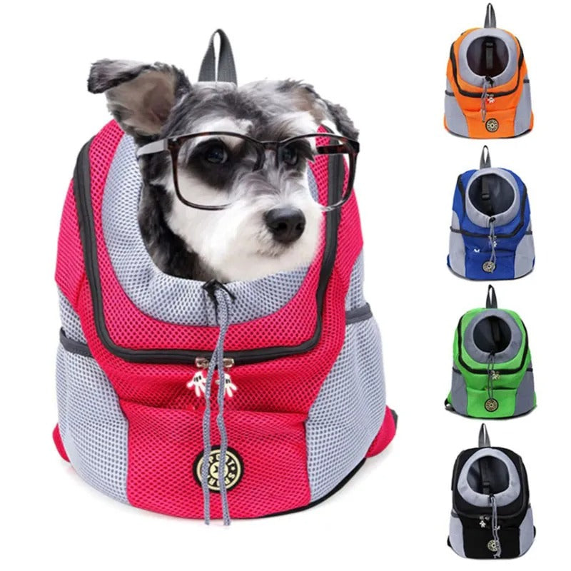 Dog Carrier Backpack - Portable, Breathable, Adjustable Straps