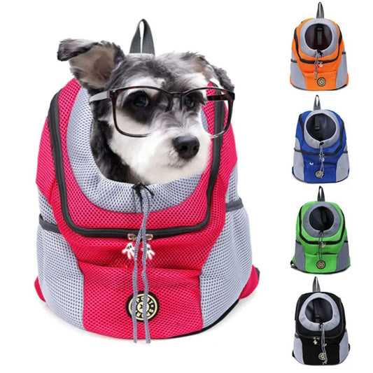 Dog Carrier Backpack - Portable, Breathable, Adjustable Straps