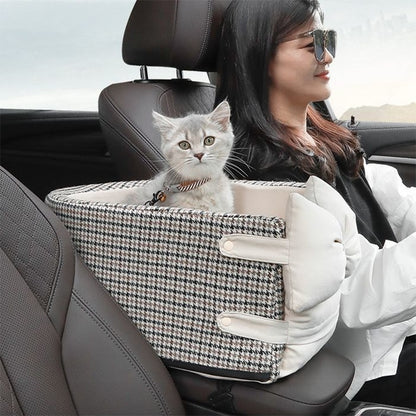 Portable Pet Car Seat: Safe Travel for Small Dogs & Cats