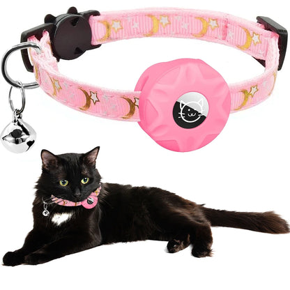 Apple Tag Cat Collar: Reflective, Safe, & Breakaway Design