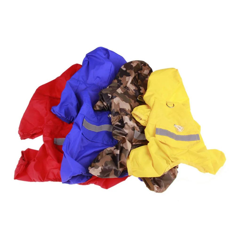 Pet Dog Raincoat Waterproof Jacket - XS to XXL Sizes