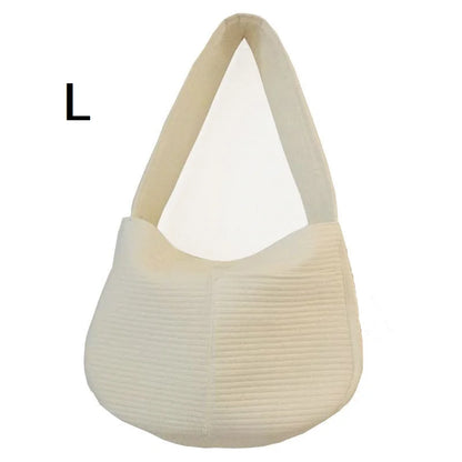 Canvas Pet Carrier Bag - Breathable Travel Sling for Cats & Dogs