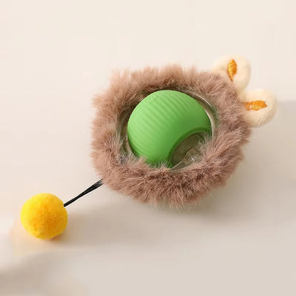 Smart Cat Toy Ball: Motion-Activated, Fast Rolling Fun