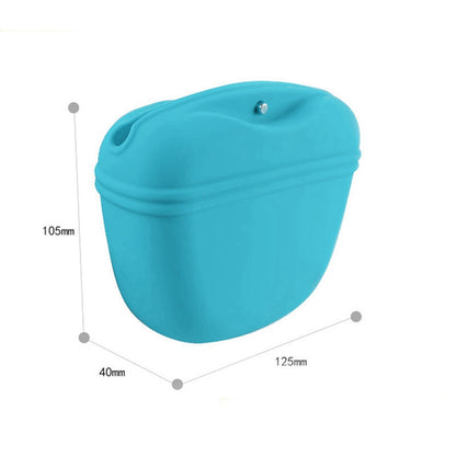 Dog Treat Pouch  Silicone Waist Bag - Portable & Easy Clean