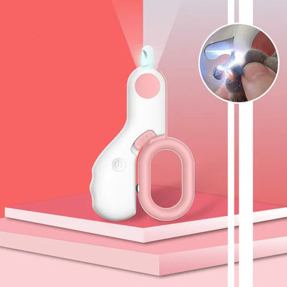 LED Pet Nail Clipper - Safe Grooming for Cats & Small Dogs