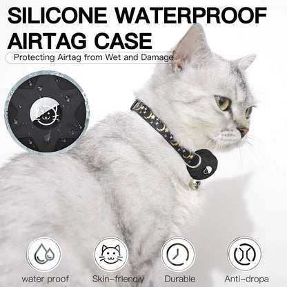 Apple Tag Cat Collar: Reflective, Safe, & Breakaway Design