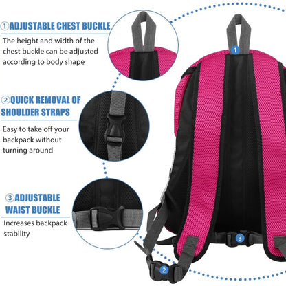 Dog Carrier Backpack - Portable, Breathable, Adjustable Straps