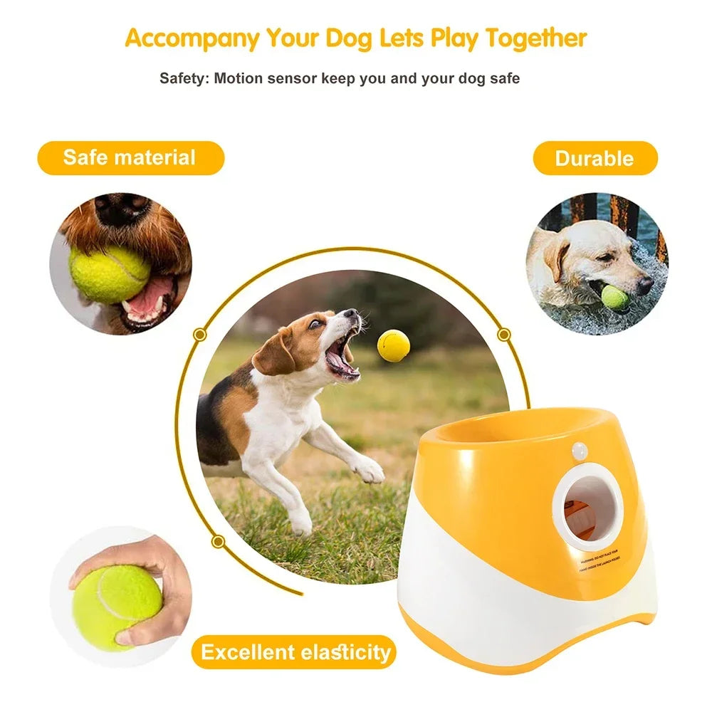 Automatic Dog Ball Launcher - Rechargeable Pet Toy
