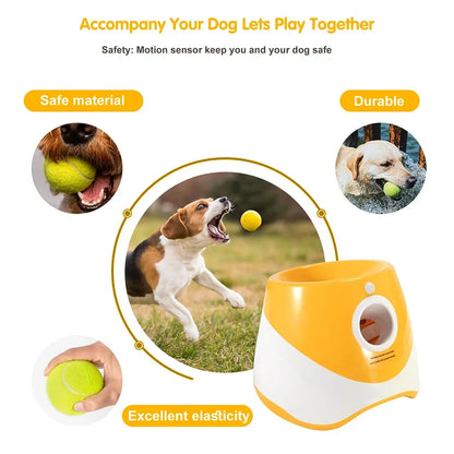 Automatic Dog Ball Launcher - Rechargeable Pet Toy
