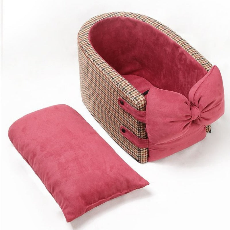 Portable Pet Car Seat: Safe Travel for Small Dogs & Cats