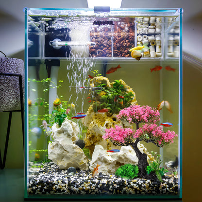 Aquarium Plant Set: Realistic Turtle Tank Decor