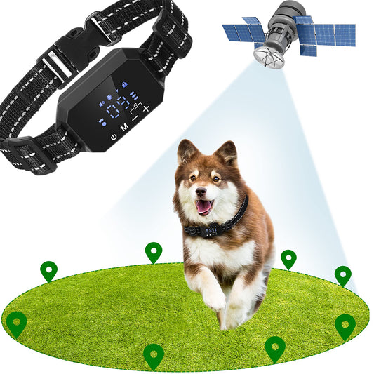 GPS Wireless Dog Fence - 1000m Range, Adjustable & Rechargeable
