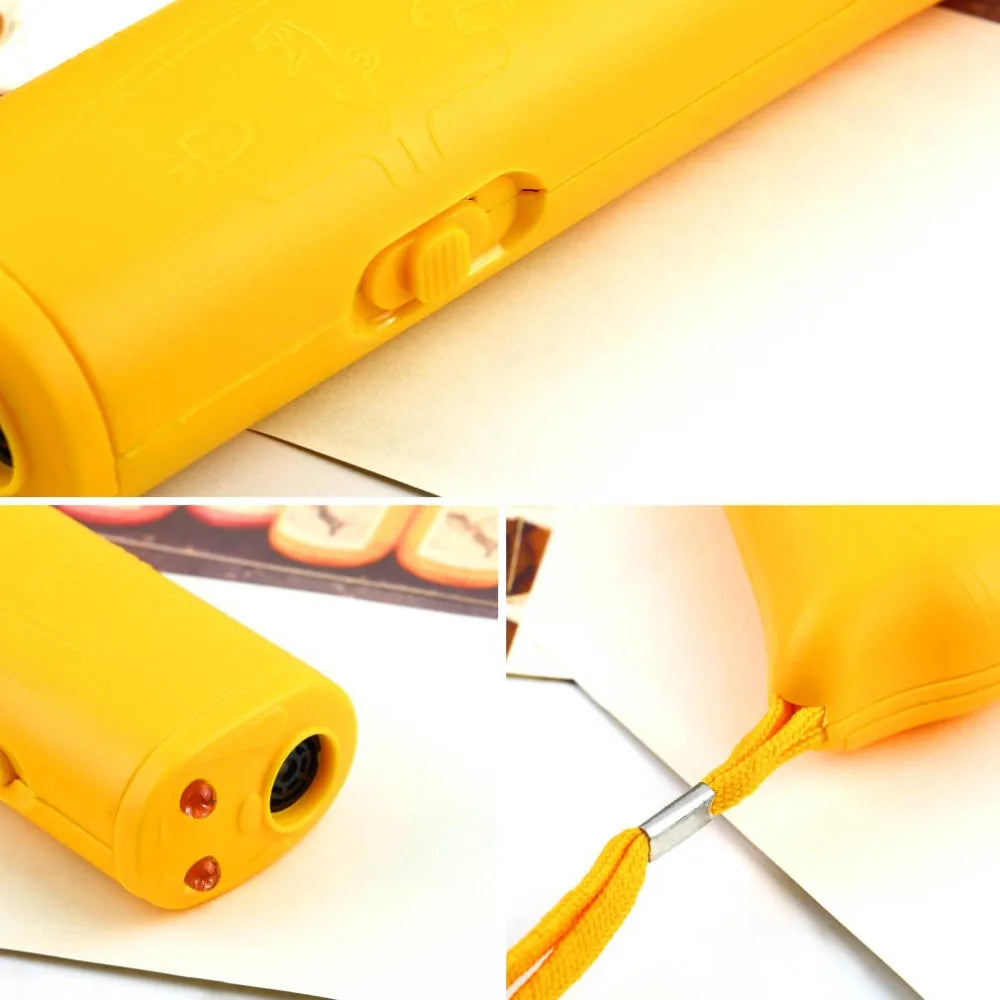 Dog Bark Stopper, Anti-Bark Trainer with Flashlight, 3-in-1 Device