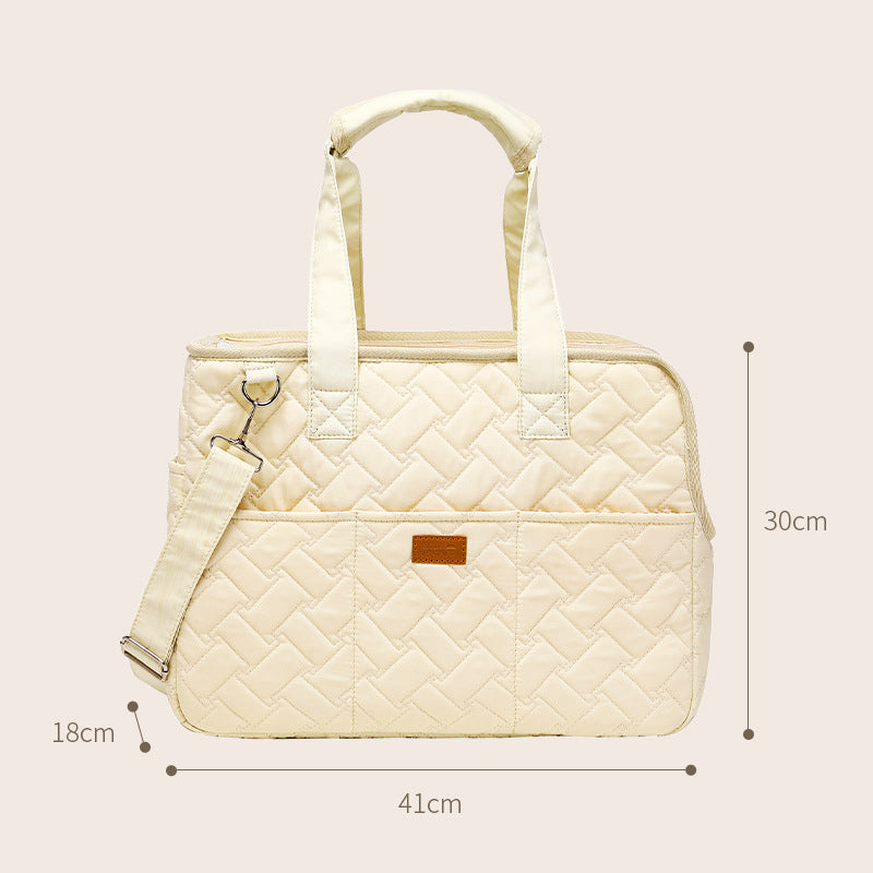 Breathable Pet Carrier: Spacious Dog & Cat Travel Bag