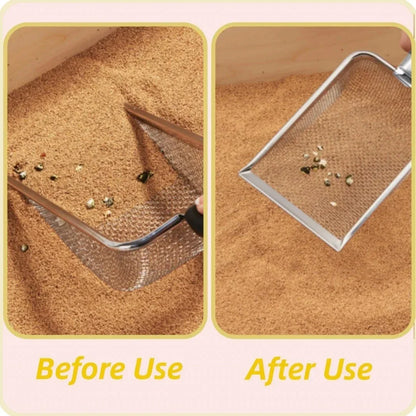 Stainless Steel Cat Litter Scoop - Rust-Proof & Easy Clean