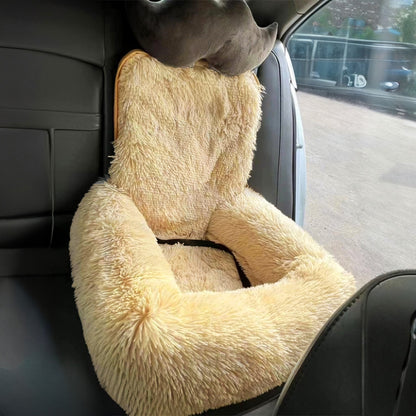 Car Dog Seat and Bed 2in1: Safety Pet Seat & Indoor Cushion