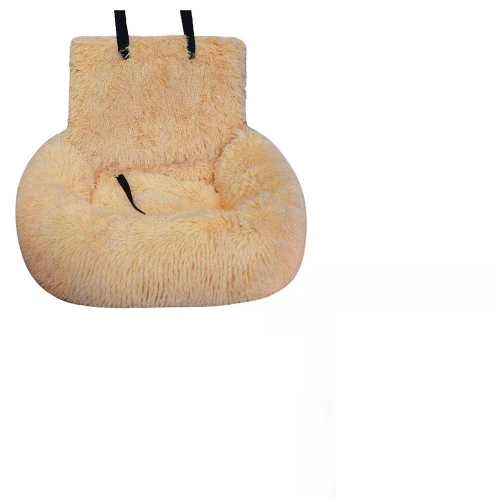 Car Dog Seat and Bed 2in1: Safety Pet Seat & Indoor Cushion