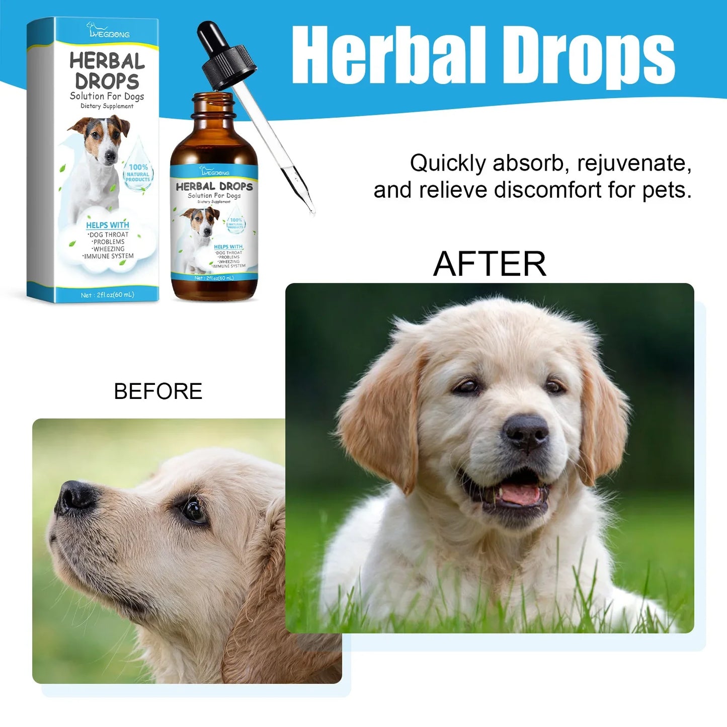 Pet Cough Drops - Herbal Relief for Dogs and Cats