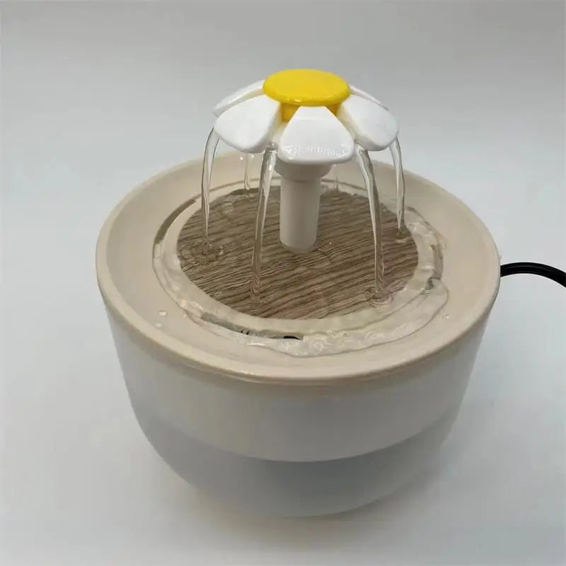 Pet Water Fountain USB Electric Quiet 1.2L Cat Dog Dispenser