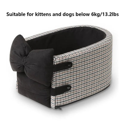 Portable Pet Car Seat: Safe Travel for Small Dogs & Cats