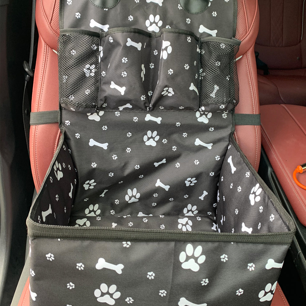 Dog Car Seat with Storage - Scratch Proof Pet Booster