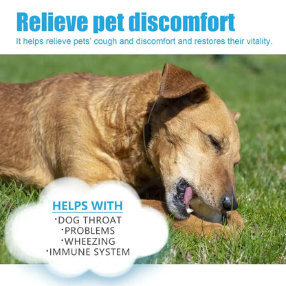 Pet Cough Relief Drops – Throat Soothing Formula for Dogs and Cats (60ml)