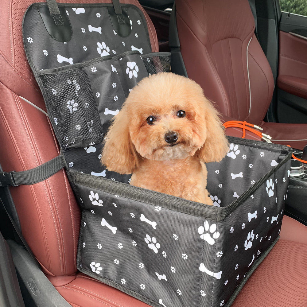 Dog Car Seat with Storage - Scratch Proof Pet Booster