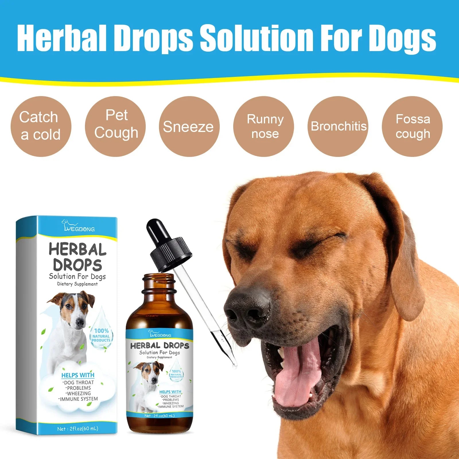 Pet Cough Drops - Herbal Relief for Dogs and Cats