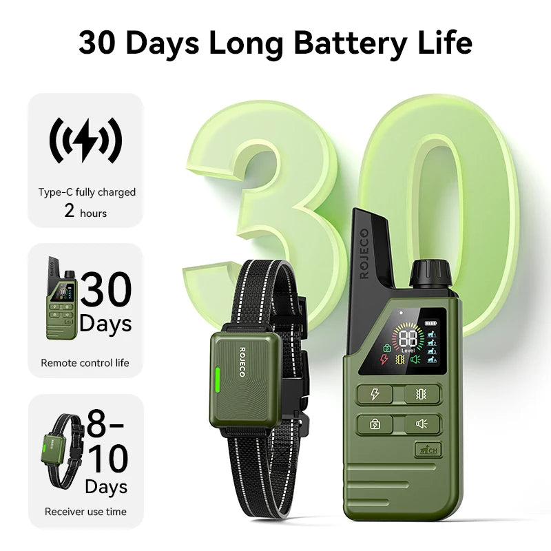 Electric Dog Training Collar - Waterproof & Rechargeable