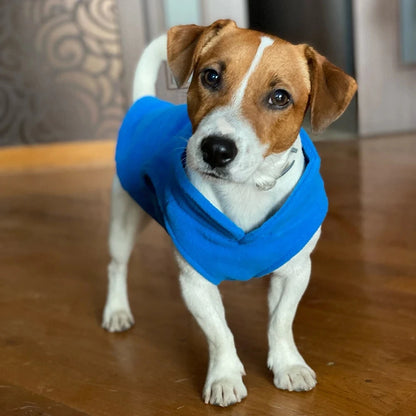 Warm Fleece Dog Jacket with D-Ring for Small Breeds