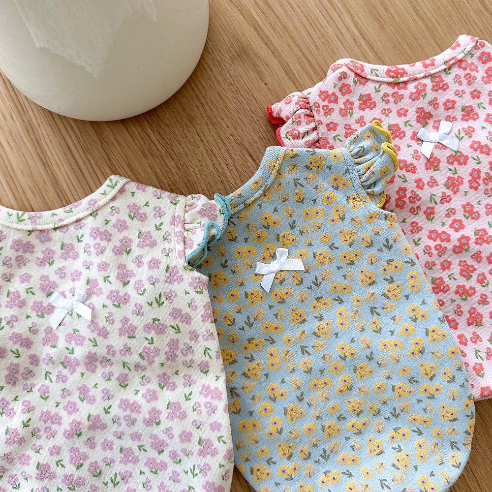 Pet Dog Vest Summer Floral T-Shirt for Chihuahua, Pug & More
