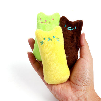 Teeth Grinding Catnip Toys - Interactive Plush for Cats