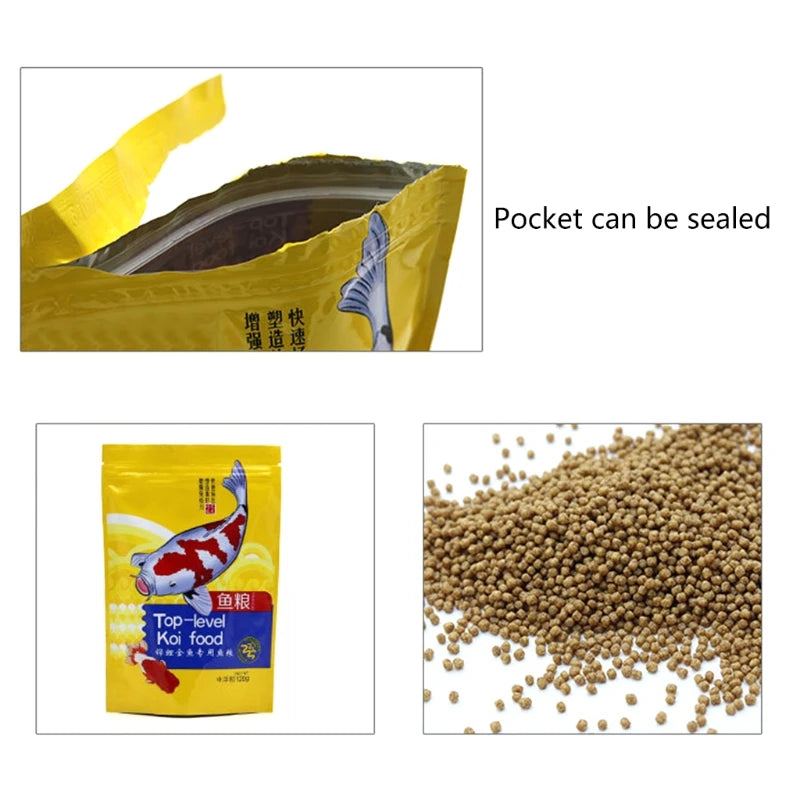 Color Enhancing Fish Pellets - Clear Water Formula, 120g