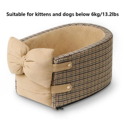 Portable Pet Car Seat: Safe Travel for Small Dogs & Cats