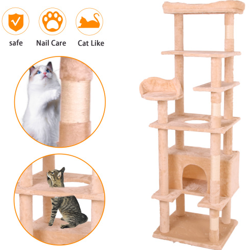 Cat Climbing Frame - Tall, Stable & Easy to Assemble