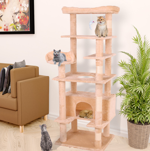 Cat Climbing Frame - Tall, Stable & Easy to Assemble