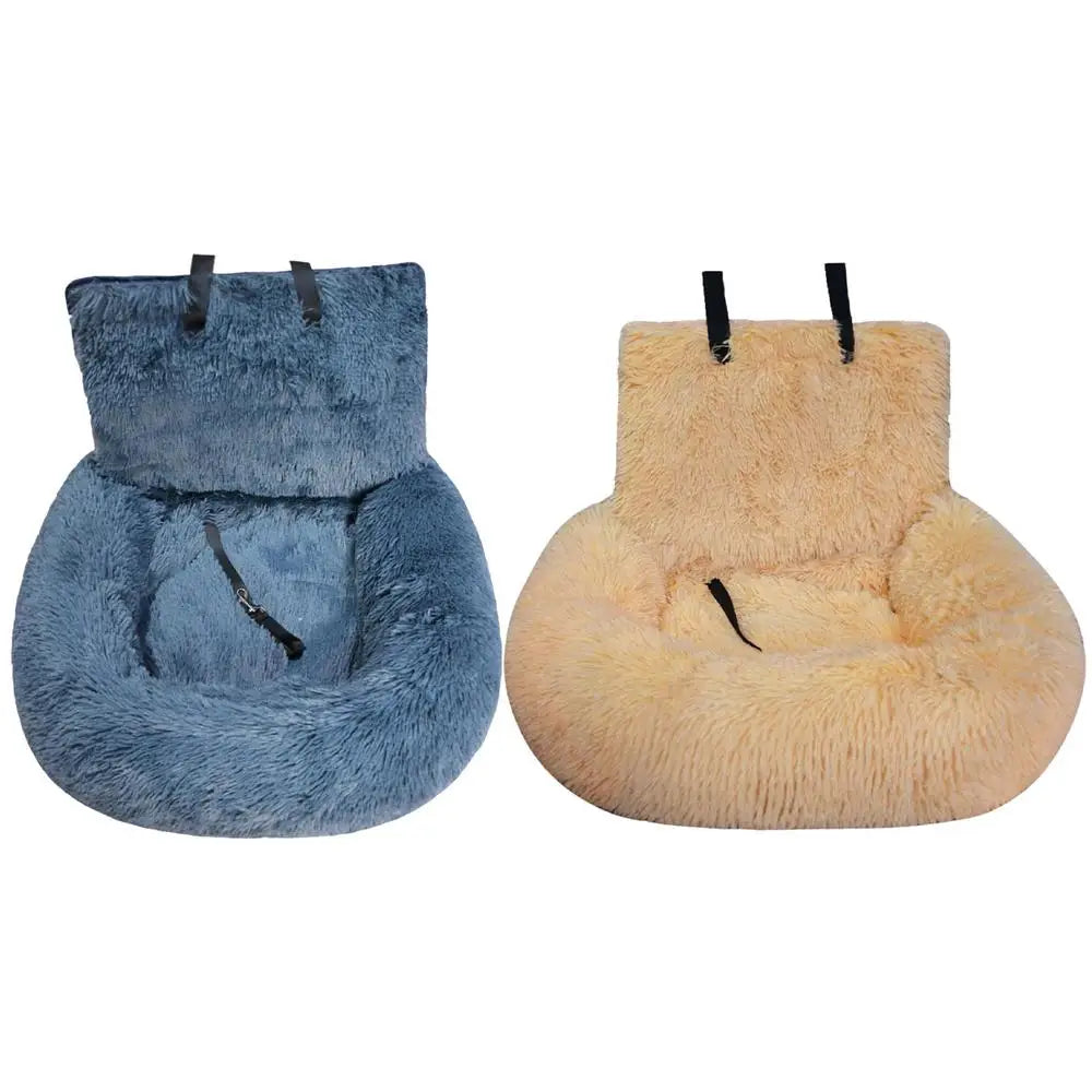Car Dog Seat and Bed 2in1: Safety Pet Seat & Indoor Cushion
